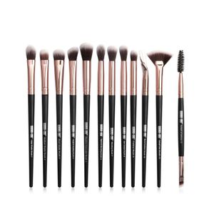 Maange Brush Set - 12 pcs Black Color